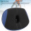 Selle large sans nez - creux épaissi, bleu. 6