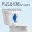 2 pezzi Pulitore per serbatoio del WC Odore automatico Bianco 4