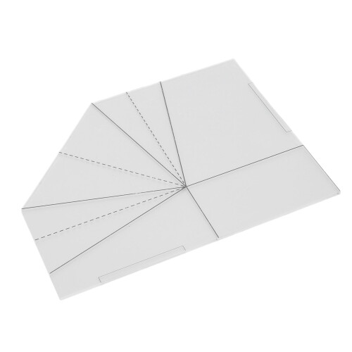 Modèle de panier alimentaire pliable transparent 20,3 cm