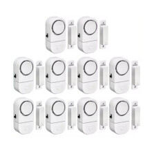 90db Wireless Security Alarm Door Window Sensor Magnetic Opening Enhanced 10Pcs
