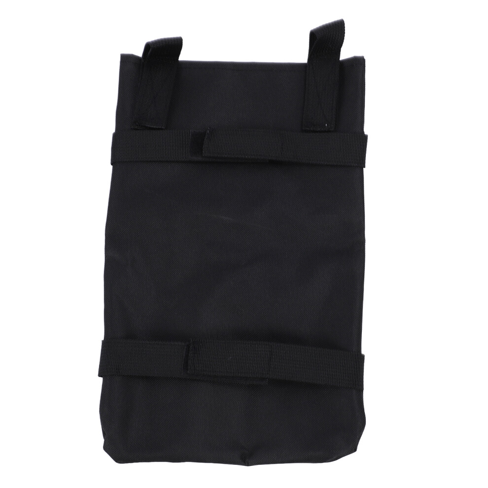 Black Multifunction Crutch Bag 7.87X11.81in Oxford Cloth Portable