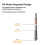 2Pcs for QIDI Plus4 Bimetal Nozzle Quick Removal Ceramic Insulation Integration 0.4mm Nozzles HighTemperature Resistance 5