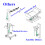 Controller manuale per divano elettrico in ABS, USB-C & 120 g 7
