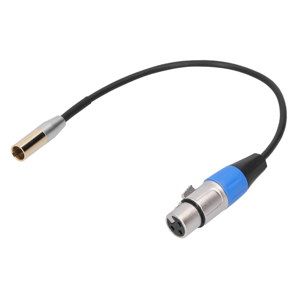 Reliable 3Pin Mini Male To Xlr Female Audio Line 30Cm Zinc Alloy Housing 8441333595795