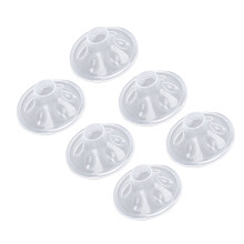 Insertos de copa para bomba extractora de leche, cojines de silicona de 24 mm – pack de 6, fáciles de reemplazar