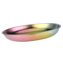 Pure Ti Camping-Teller 800 ml 220  160  17 mm Purpurblau