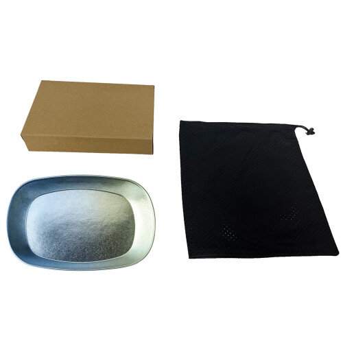 Placa de titanio 950ml 250x165x35mm Ice Flower 2
