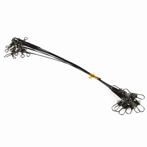 Leader en acier 20 pièces fil 18/12 cm Noir/Vert 2