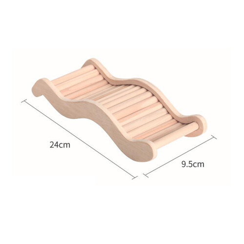 Échelle pour hamster hêtre/bouleau S/M/L 9,5x19,5/24/28 cm 1