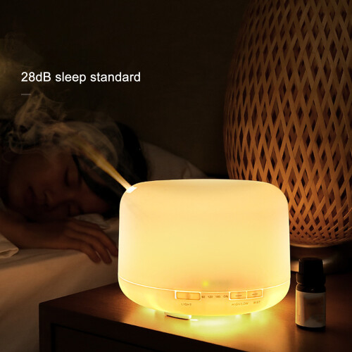 500 mL Ultraschall-Diffusor 3-Geschwindigkeiten Timer 7-Farb-LED 2