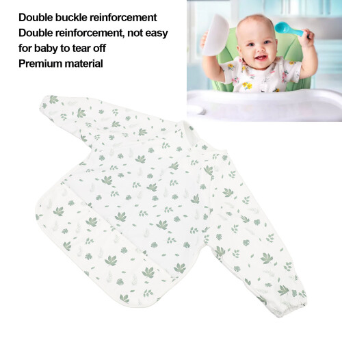 PUZY006 Bavaglino a maniche lunghe resistente all'acqua 18-36 mesi 2
