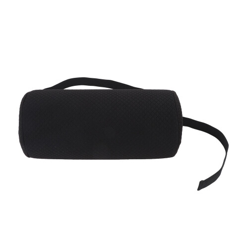 Rullo lombare cilindrico in memory foam 27x12 cm nero 2