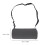 Rullo lombare cilindrico 27 x 12 cm, memory foam grigio 2