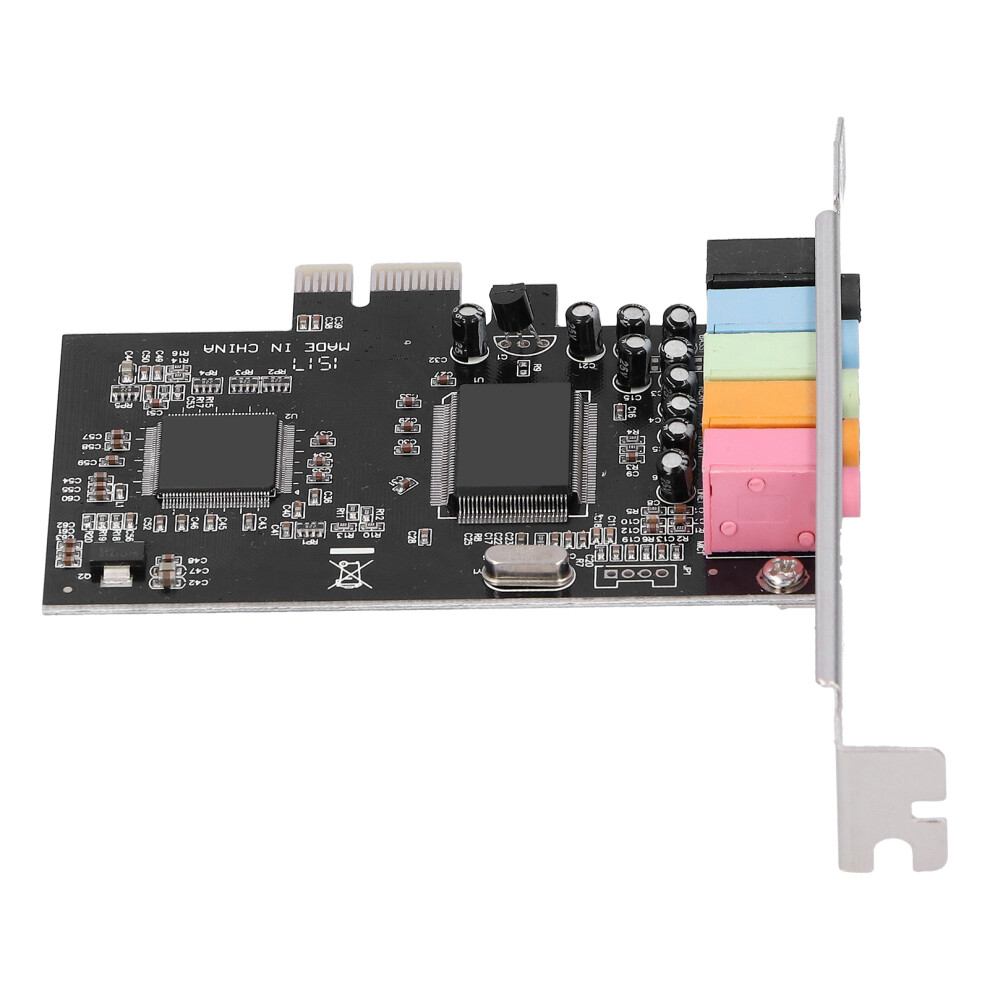 Pci-E 5.1 Sound Card Cmi8738 Stereo Audio For Pcs, 24-Bit 48Khz 7651333600790