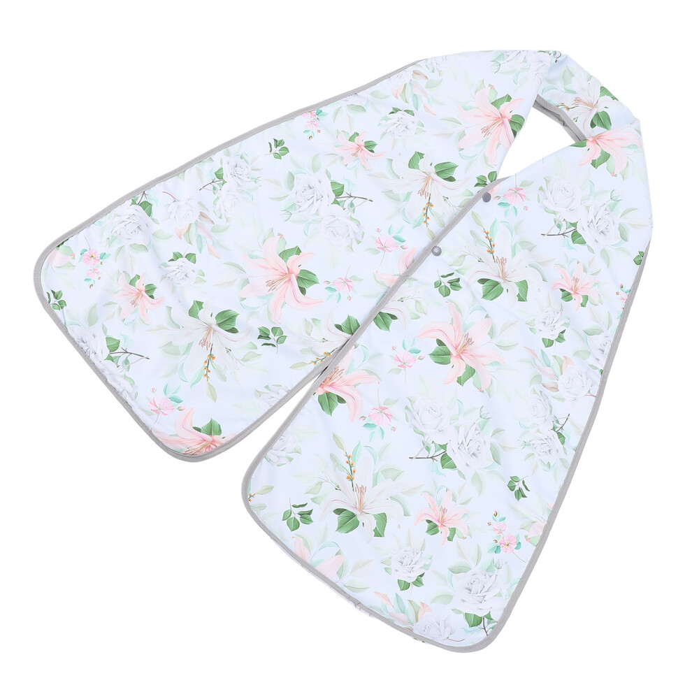 Adult Bib Scarf with Snap Closure 17x34x165cm Polyester Floral-image-OPC-PJCFP6V-NEW