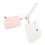 Mini cartera de muñeca con cremallera alrededor, doble compartimento para tarjetas 12