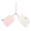Mini cartera de muñeca con cremallera alrededor, doble compartimento para tarjetas 2