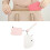 Mini cartera de muñeca con cremallera alrededor, doble compartimento para tarjetas 1