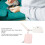 Mini cartera de muñeca con cremallera alrededor, doble compartimento para tarjetas 3