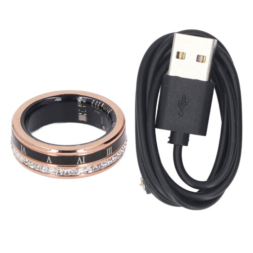 Smart Ring 18 mAh Ti-Stahl Gold Größe 8 18,1 mm ID 2