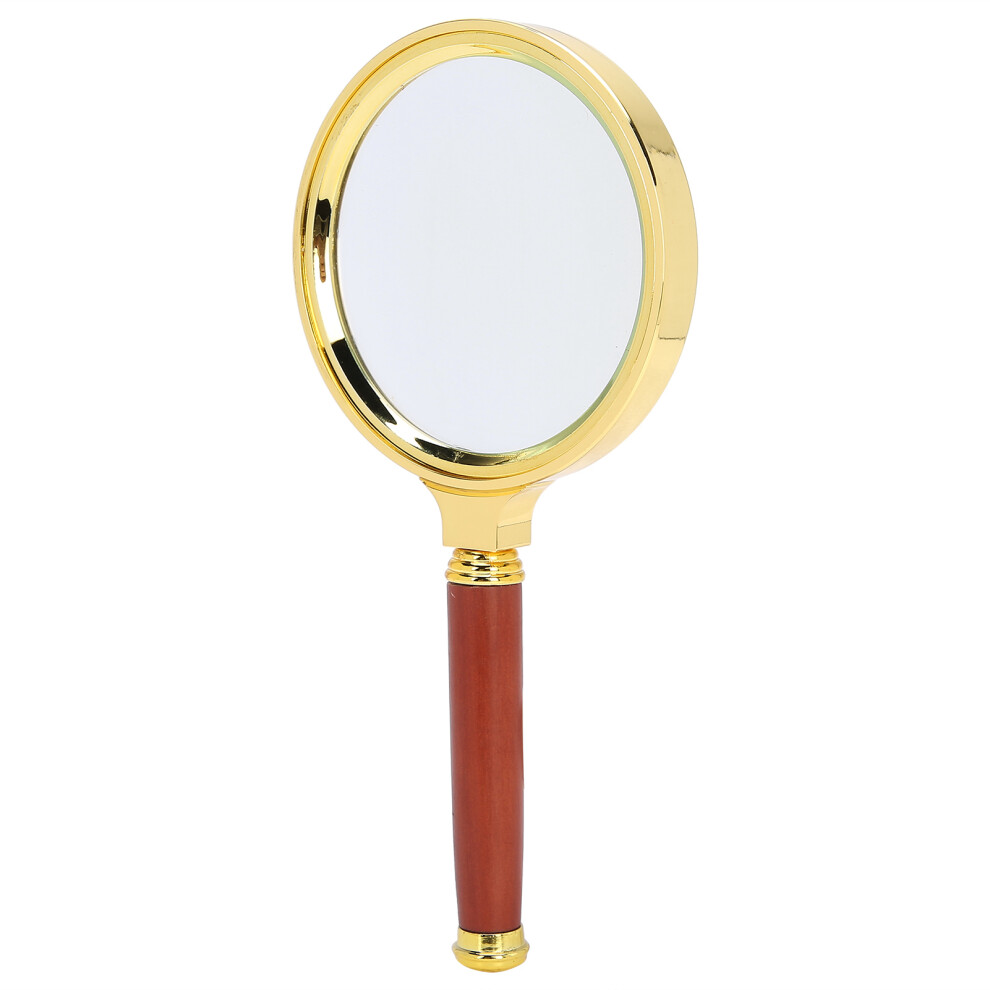 80mm 6x Antique Handheld Magnifier for Reading & Jewelry