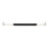 RV Screen Door Cross Bar ABS 21.5-32in Black 12