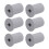6 pezzi di passacavo in silicone grigio 3,4x2,5 cm 16