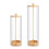 Holz-Strohhalmhalter - Transparentes Modell ST-01 5