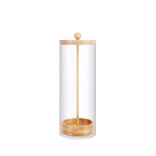 Holz-Strohhalmhalter - Transparentes Modell ST-01 2