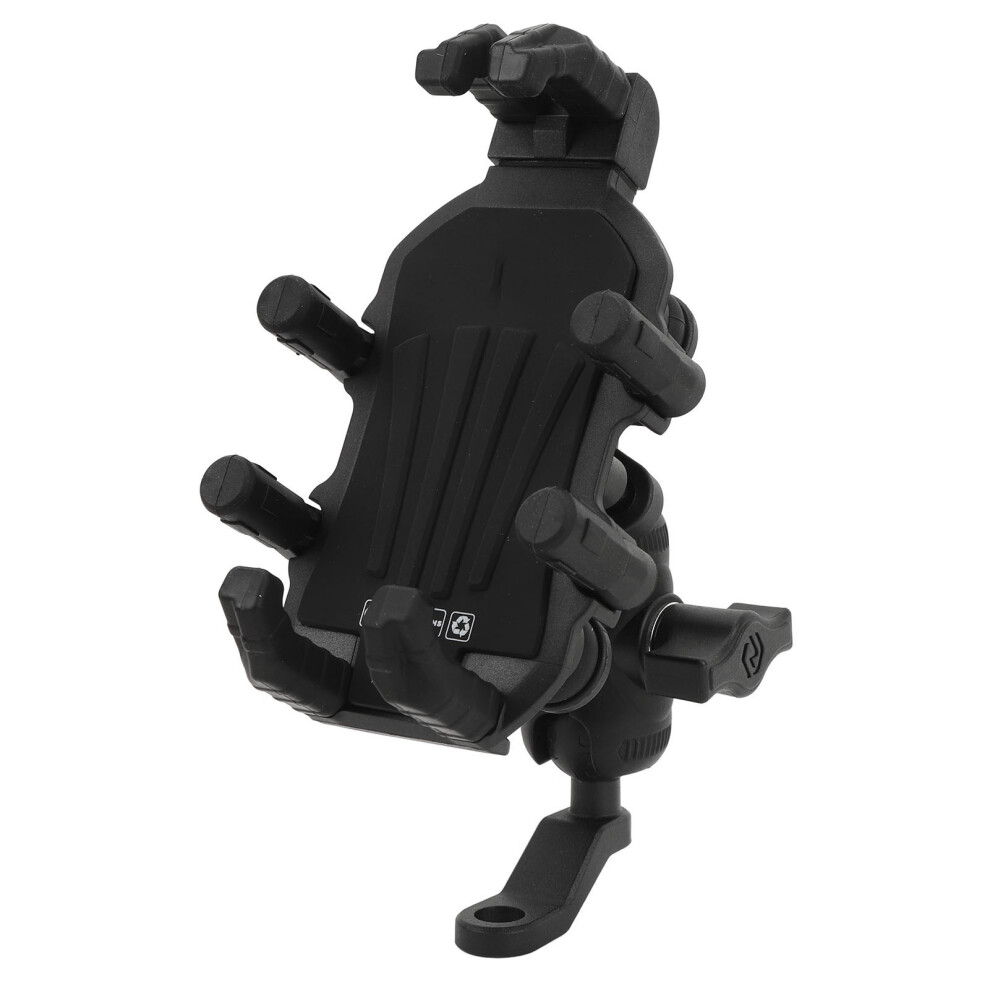 Motorcycle Phone Mount Cs-1990B1, Aluminum Alloy, Fits 4.9-8.1In Smartphones 9421333606775