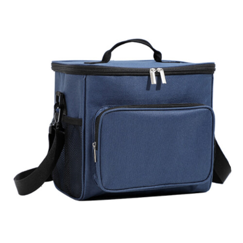 Sac à déjeuner grande capacité à poches multiples bleu marine