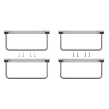 Aluminiumlegierung faltbares Schuhregal für Wohnmobil 13,1 x 6 x 12,2 Zoll 4er-Pack Aufbewahrung