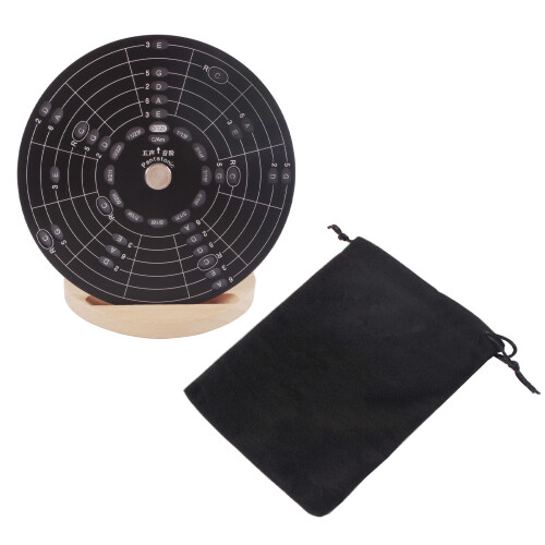 Roue des quintes: 4 plaques, diamètre 12,4 cm, noir 1