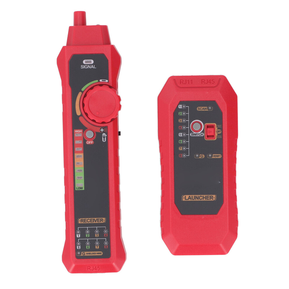 Network Cable Tester Lan Wire Finder With Flashlight, Rj11/Rj45 9V Battery 7901333609508
