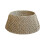 Round Foldable Diamond Wicker Tree Skirt - L60 x W60 x H26 cm - Brown 1
