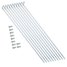 10pcs 13G 2.2mm Durable Iron Manganese Spokes for Bikes & Tricycles