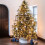 Round Foldable Wicker and White Tree Skirt - L60 x W60 x H26 cm - White 4