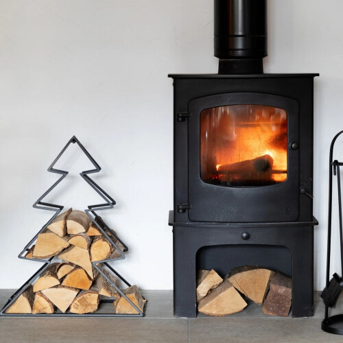 Tree Log Holder (Set of 2) - Black 2