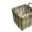 Wicker Log Basket Square (Set of 2) - Brown 2