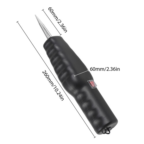 Plucker Handheld 4.2V-1A, 26 cm/10,2 pollici, argento 1