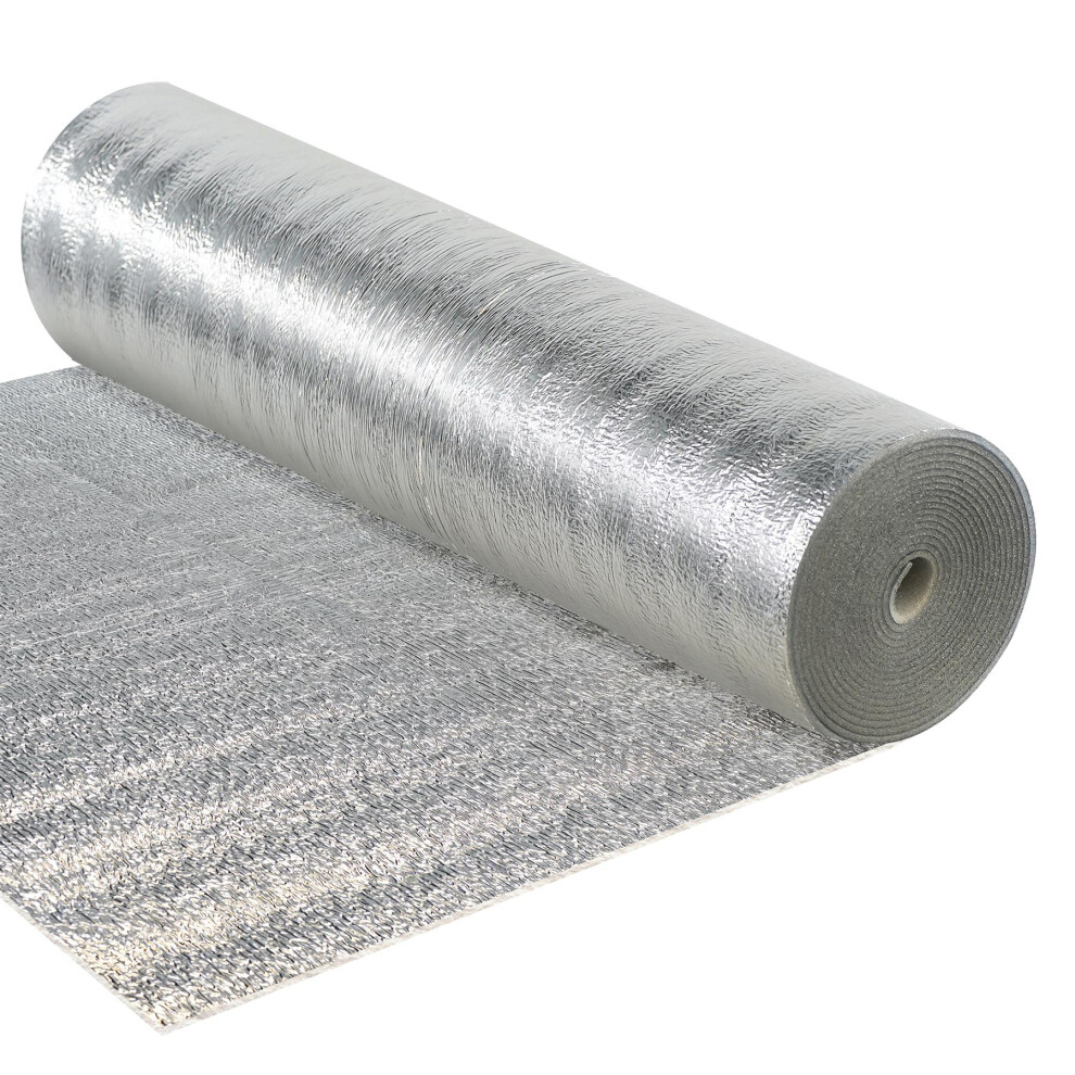 Geezy Reflective Radiator Foil Insulation Roll 400X50cm Heat Deflector Energy Saving