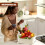 GEEZY GEEZY Storage Boxes with Lids Set of 4 Stackable Containers for Kitchen Home Bathroom 3