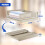 GEEZY GEEZY Storage Shelf Drawers for Wardrobe Closet Clothes Foldable Stackable Set of 4 3