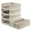 GEEZY GEEZY Storage Shelf Drawers for Wardrobe Closet Clothes Foldable Stackable Set of 4 1