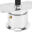 Cafetera de doble cabeza 100ml aluminio 16.5x7cm 11