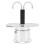 Cafetera de doble cabeza 100ml aluminio 16.5x7cm 3