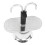 Cafetera de doble cabeza 100ml aluminio 16.5x7cm 14