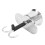 Cafetera de doble cabeza 100ml aluminio 16.5x7cm 12