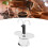 Cafetera de doble cabeza 100ml aluminio 16.5x7cm 16