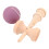 Kendama en bois de hêtre pourpre – Jouet portable de coordination main-œil 15
